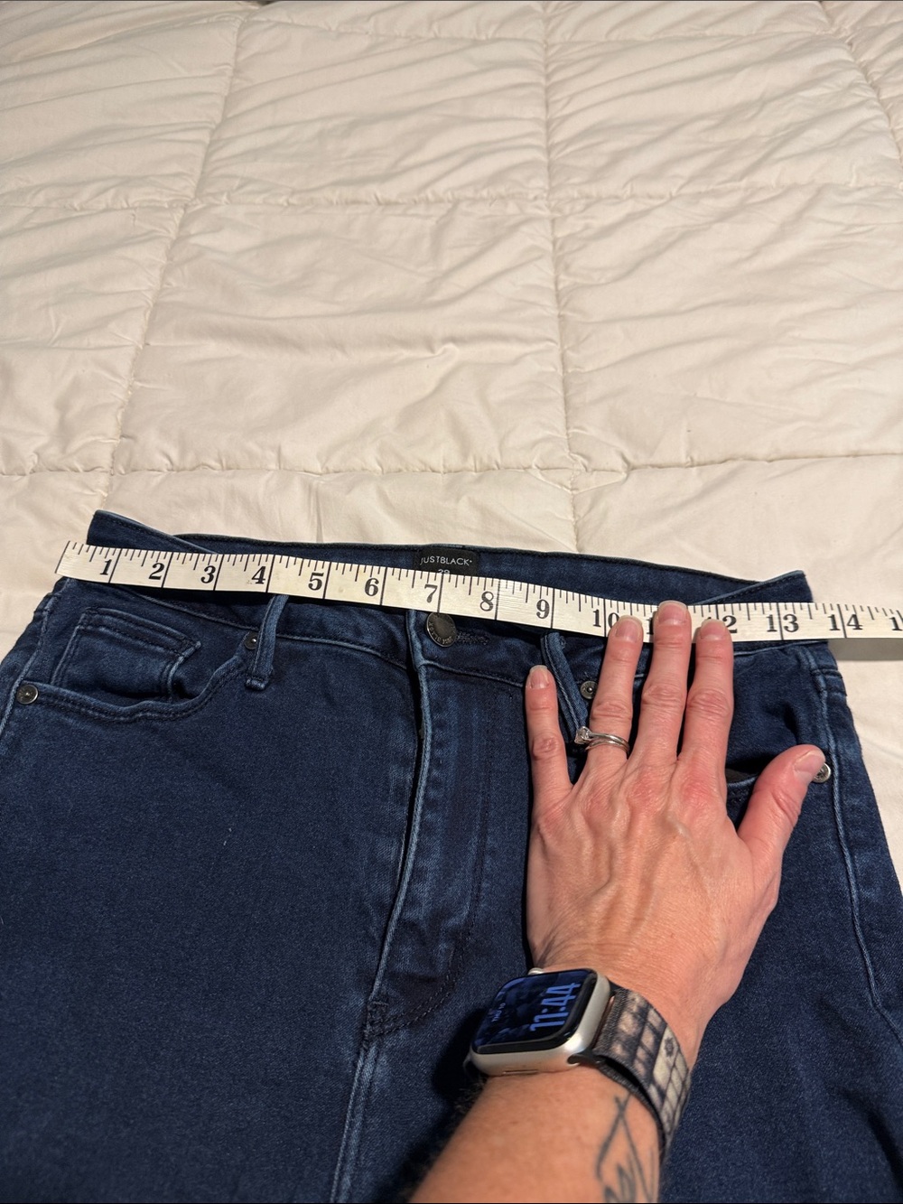 Just Black Women's Skinny Jeans in Indigo - Picture 10 of 11